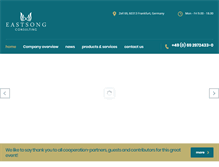 Tablet Screenshot of eastsong-consulting.com